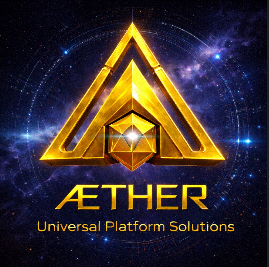 ÆTHER Universal Platform Solutions Logo